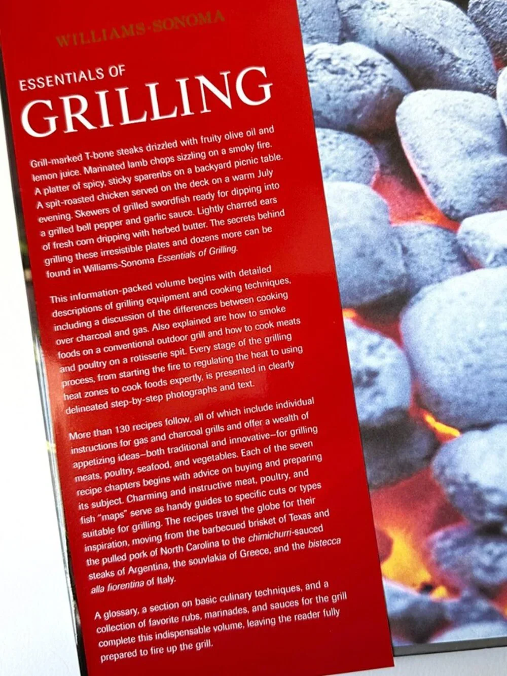 Williams-Sonoma Essentials of Grilling Hardcover Cookbook Recipes Techniques BBQ
